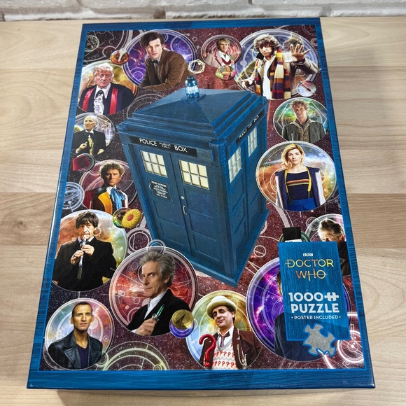 1000 pc. Jigsaw puzzle Doctor Who "The Doctors" EUC - Picture 1 of 7